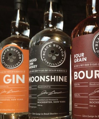 spirits available at Heron Hill from Black Button Distilling