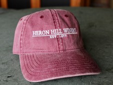 Maroon Washed Heron Hill Hat