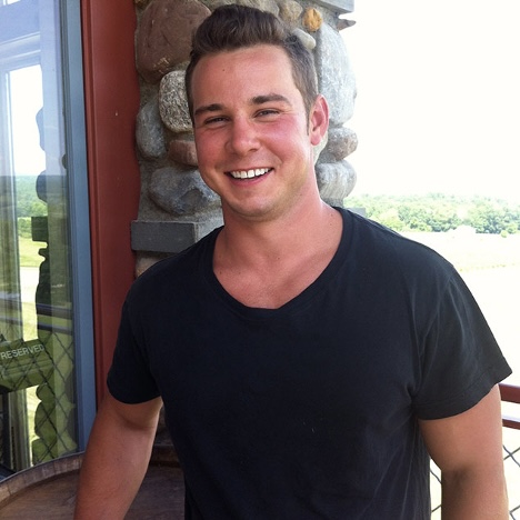Kyle Franzoni the vineyard manager at Ingle Vineyard